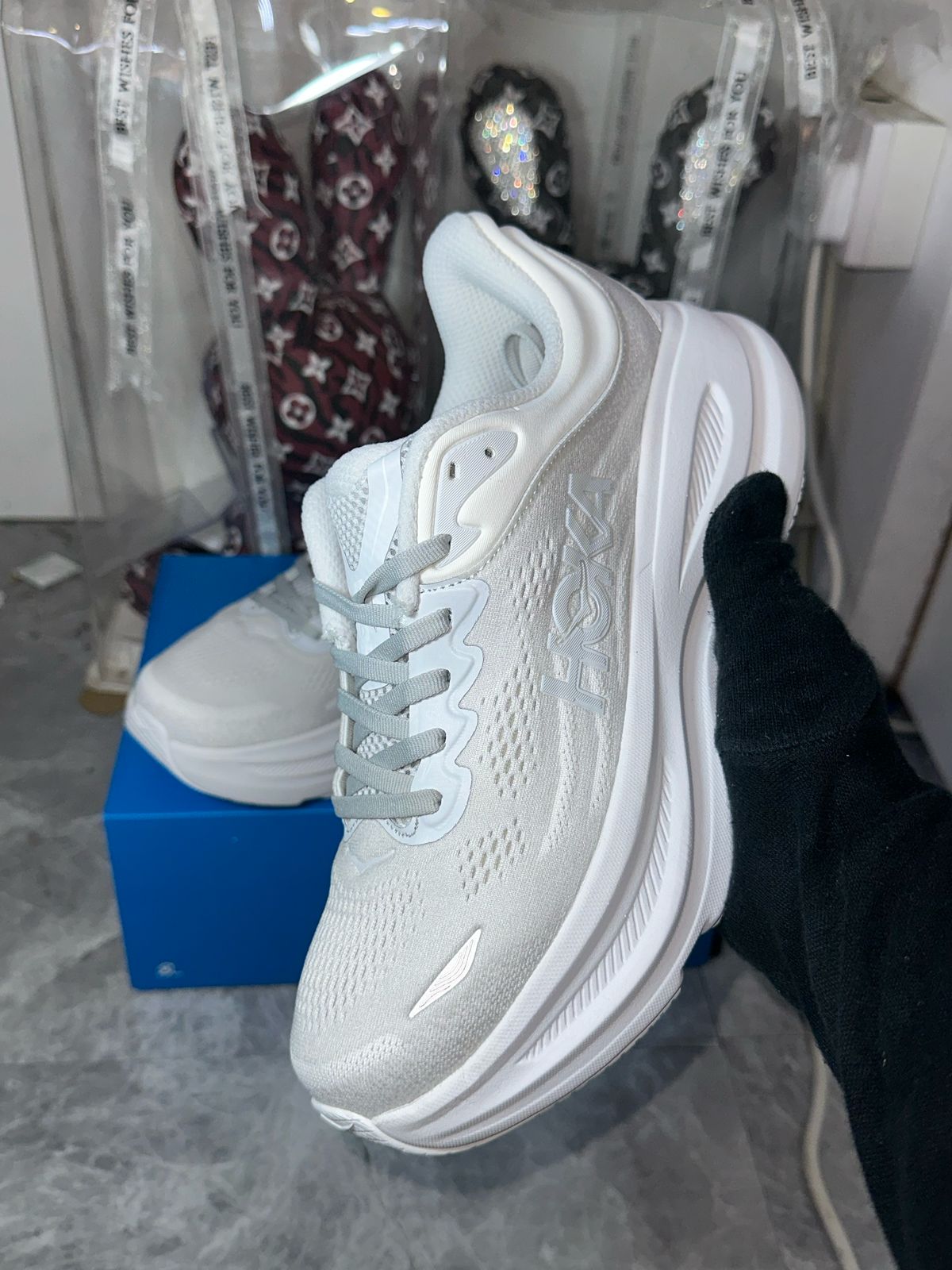 HOKA Bondi 9 ‘White’🤍