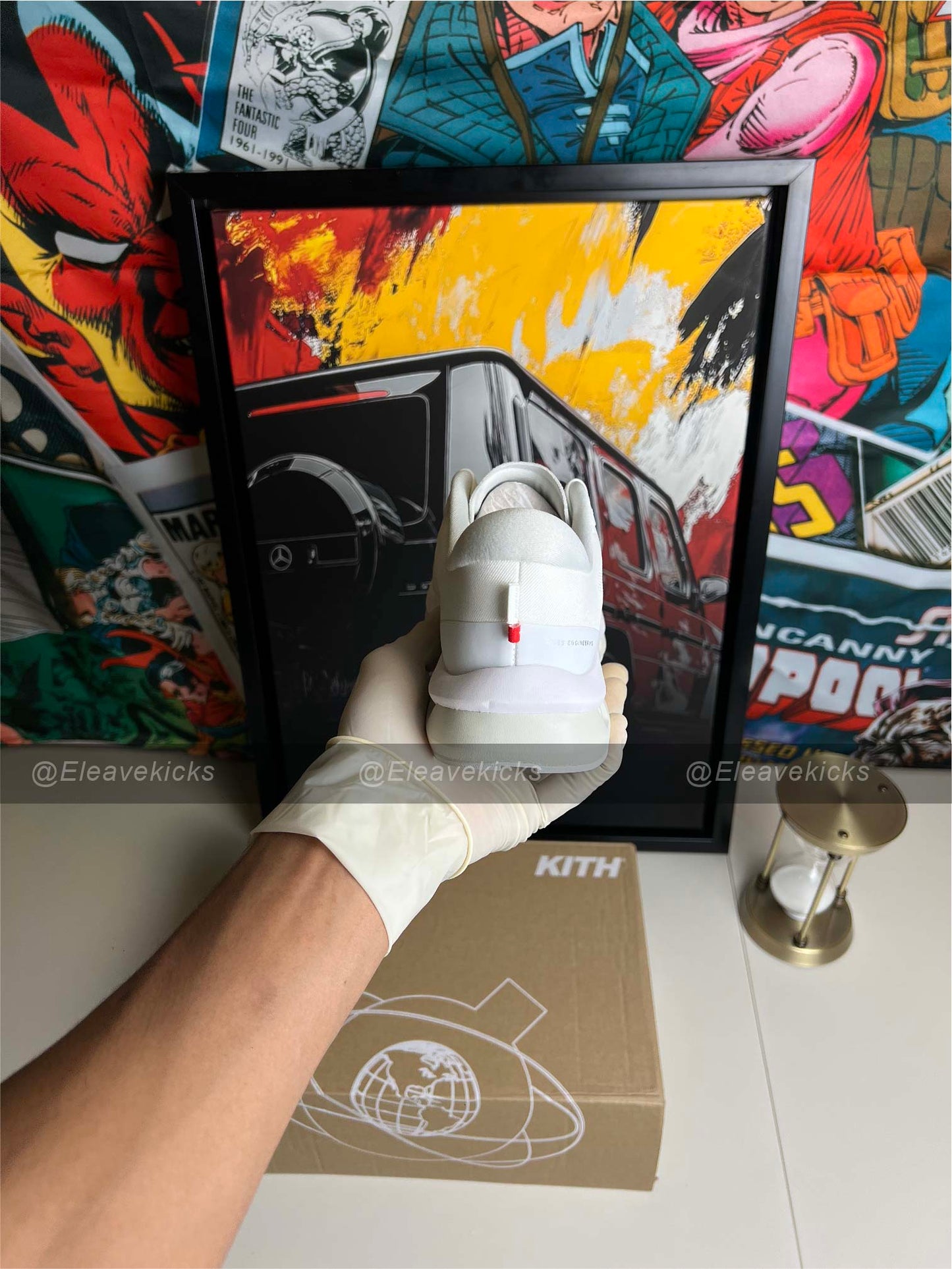On Running x Kith Cloudzone "White Ice"