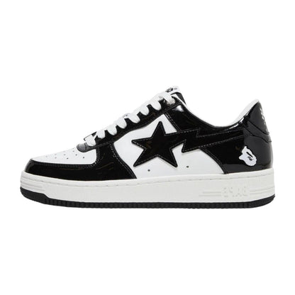 A Bathing Ape Bape Sta Low Black White