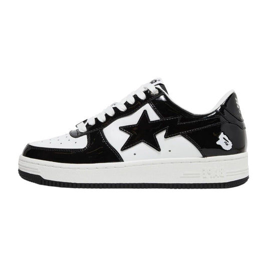 A Bathing Ape Bape Sta Low Black White
