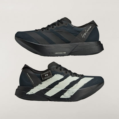 Adidas Y-3 Adizero Adios Pro 4 Black/Off White colorway🐼