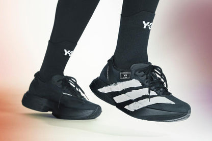 Adidas Y-3 Adizero Adios Pro 4 Black/Off White colorway🐼