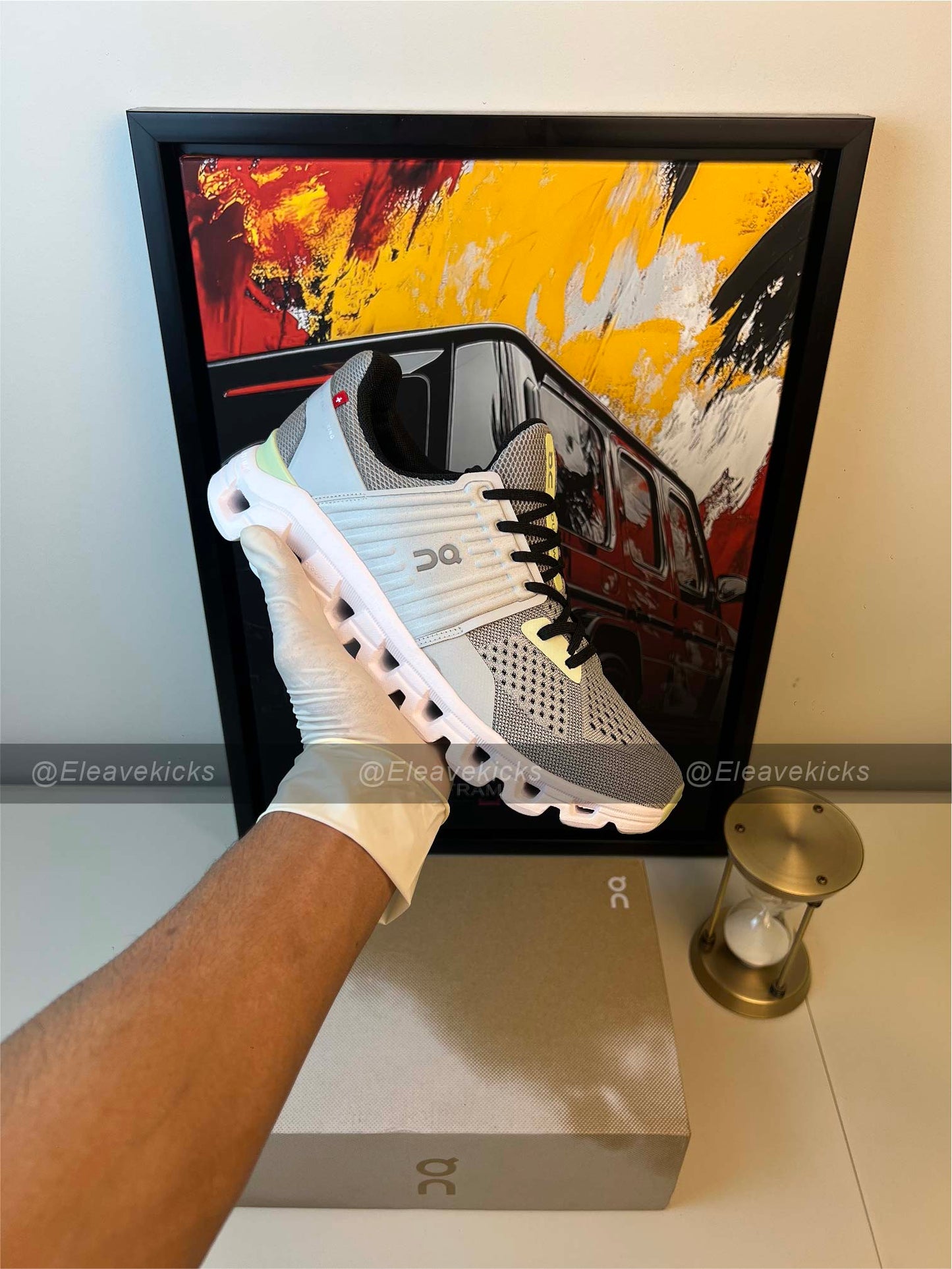 On Cloud 5 Sneakers, Shell White